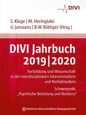 cover image of DIVI Jahrbuch 2019/2020